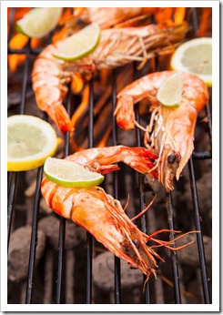 Grilled shrimp and pink wine: A match made in heaven