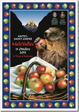 Apples are a really big deal in the Vallee d'Aosta.