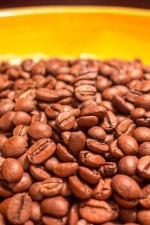 One-half pound of the finest coffee beans