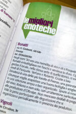 The Berebene guide also lists top enoteche (wine bars) in Italy