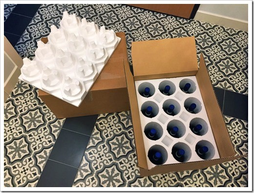 Always buy and pack your wine in styrofoam wine shippers