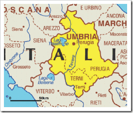 Umbria is home to Sagrantino di Montefalco